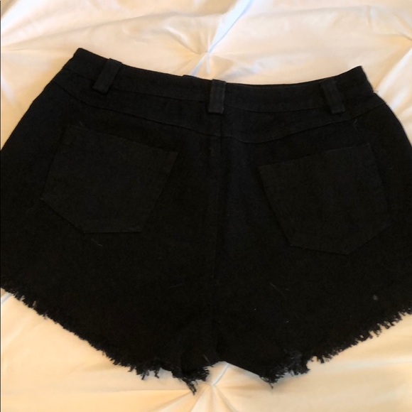 Star studded black denim shorts - Picture 2 of 4